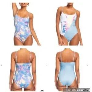 ROXY Pop Surf Reversible One-Piece Swimsuit M